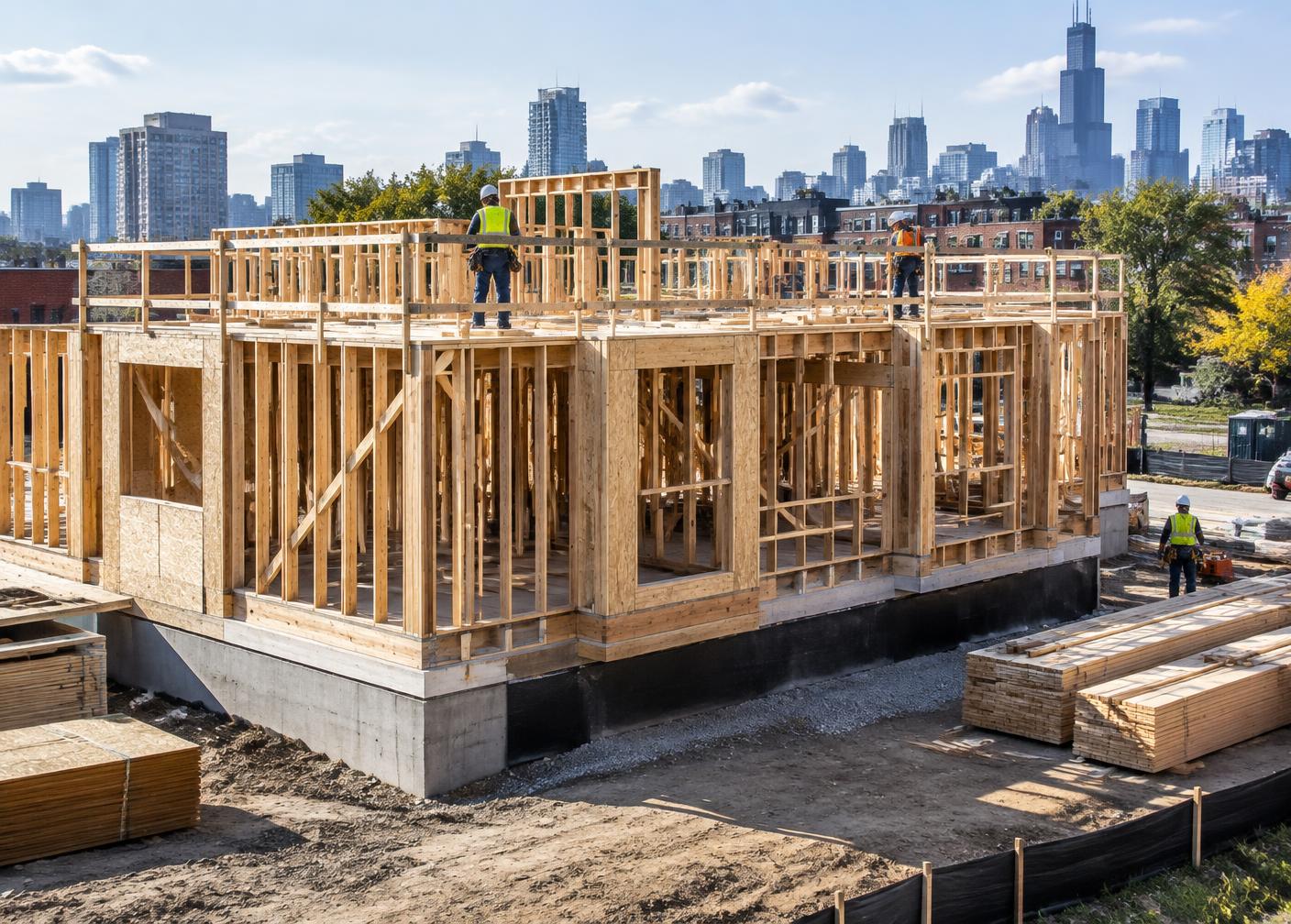 Residential construction project